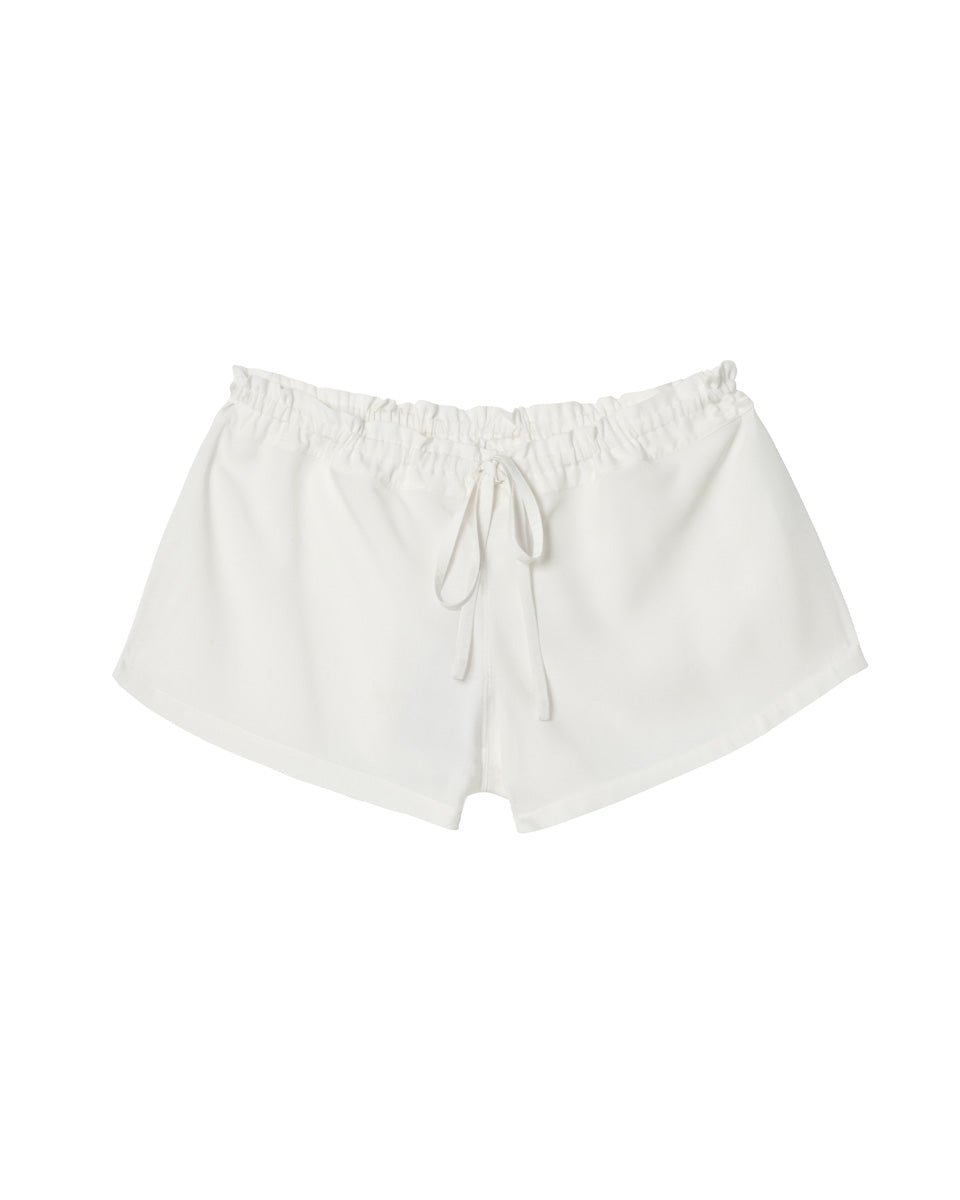 White lounge shorts online